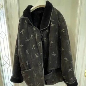 100% Authentic Sheepskin Sherling Coat